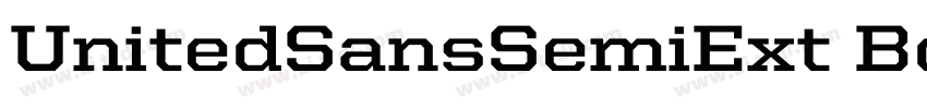 UnitedSansSemiExt Bo字体转换
